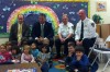 Pictured from left to right: State Representative Bill Cunningham, Chicago FOP Legislative Director Mark Donahue, Palos Hills Chief Paul Madigan, Moraine Valley Chief Patrick O'Connor